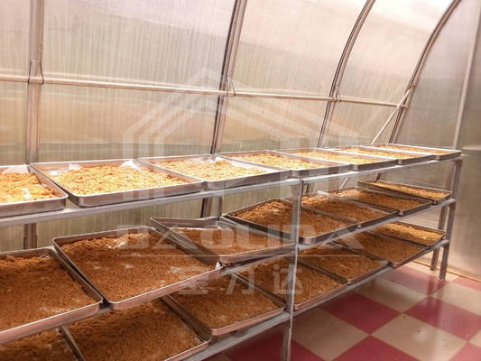 PC Board Drying Greenhouse With Ventilation Equipment For Vegetables And Herbs ที่ใช้งานได้อย่างยาวนาน สําหรับผักและสมุนไพร