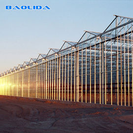โครงสร้างเรือนกระจกทางการเกษตรแบบโกธิก Venlo ประกอบได้อย่างง่ายดาย