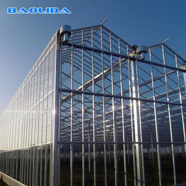 เรือนกระจกชนิด Venlo สูง Strong Commercial Multi Span Glass Covered