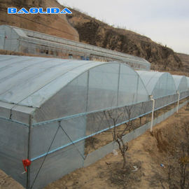 เรือนกระจกฟิล์มพลาสติก Multispan พร้อมระบบน้ำหยด Plant Nursery Grow Tent