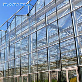 การเจริญเติบโตของดอกไม้เรือนกระจกสไตล์ Venlo ทางการเกษตรดีกันน้ำ Anti Age