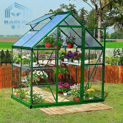 Garden Horticultural Pint ขนาด Greenhouse Tent แผ่น PC Covered