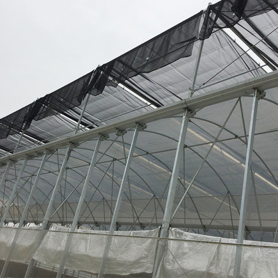 Multi Arch อุโมงค์สูงเรือนกระจก Hydroponics อุณหภูมิควบคุมสำหรับการทำฟาร์ม