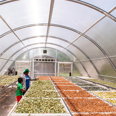 คณะกรรมการโพลีคาร์บอเนต Chilli Drying เครื่องเป่าเรือนกระจกพลังงานแสงอาทิตย์สำหรับผักผลไม้